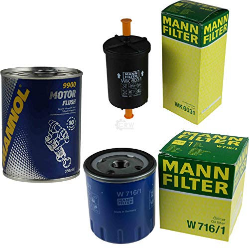 QR-Parts Set 85473942 W 716/1 WK 6031 9900 Original MANN-Filter Inspektionspaket SCT Motor Flush Motorspülung 11576422