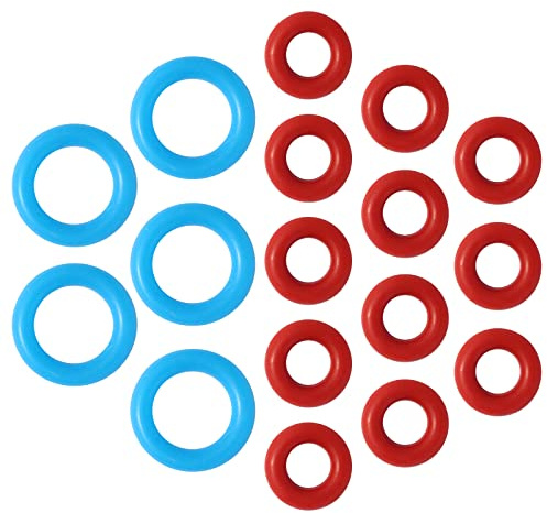 Abeskch O-Rings Seal for Breville Espresso Machines BES900/920/980/990 (5 Pcs Large Size, 12 Pcs Small Size)