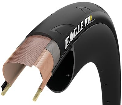 Goodyear Unisex-Adult Schwarz, Eagle F1 R TLC Falt-Rennradreifen (700 x 30 C), Version, Größe: 30-622