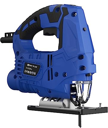 3600W Electric Jigsaw Cutter 6 Speed Laser Guide ±45° Pendulum Wood Metal Jigsaw, 100mm Wood Cutting, 10mm Steel Cutting, 30mm Plastic Cutting，2M Wire