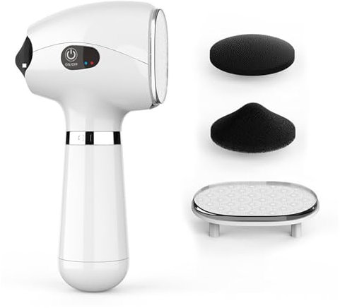 Râpe électrique pour les pieds - Ponceuse électrique pour pieds - Soin des feuilles nano en verre - Tête de ponçage double face - Élimine les callosités électriques intelligentes pour peaux mortes