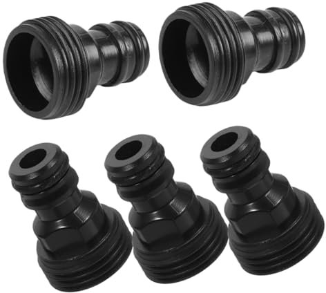 HAKIDZEL Hose Fittings 5pcs Faucet Adapter for Hose Washing Machine Fitting Washing Machine Adapter Inlet Adapter Hose Adapter Hose Fitting Washer Hose Coupler Sprinkle Water Plastic