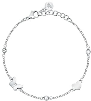 Morellato Bracciale da donna in acciaio collezione Talismani SAUN37, Lega di acciaio