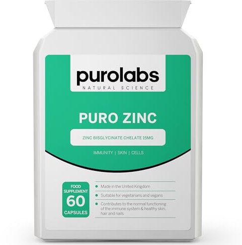 Purolabs Magnesium Bisglycinate – High Absorption Magnesium Glycinate Capsules for Sleep, Energy & Muscle Support – Gentle on Stomach | Vegan | Non-GMO | 60 Capsules