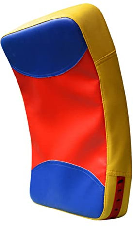 WOONEKY Thick Arc-Shaped Kickboxing Pad Mit Armriemen Strapazierfähiges Trainingsschild Für Erwachsene Und Robustes Kick Schlagpolster Für Karate Und Taekwondo Training