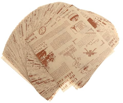 Cabilock 200piezas Papel De Hornear Resistente Al Calor Antiadherente Para Pasteles y Galletas