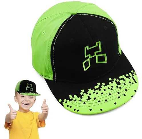 HYZMSZA Berretto da Baseball Casual, Berretto da Sole, Miner Cappello Bambino, Cappellino Bimbi da Baseball con Visiera da Baseball Regolabile (IT, Numero, 48, 54, D)