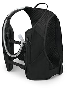 Osprey Escapist Velocity 6L Bike Vest Hydration Backpack with Hydrualics Reservoir, Black, L/XL, Black, L/XL, Bike Hydration Vest