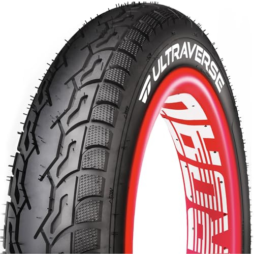 ULTRAVERSE 20x4 E-Bike Fat Tire - Robust, High-Performance 20inch Fat Tyre for Ebikes and MTB, Dual Compound Road Dominator, Reinforced Casing for Street & Trail Adventures-1 Unit