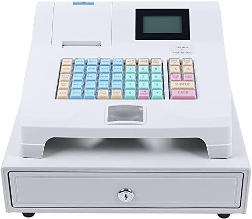 Generisch Elektronische Registrierkasse, Restaurant POS Registrierkasse 48 Tasten, Supermarkt Kiosk Kassensystem, Kassensystem für Einzelhandel und Kassenschublade, Registrierkasse für kleine