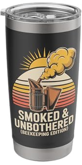 Smoked & Unbothered Beekeeping Edition Apparel Stainless Steel Insulated Tumbler