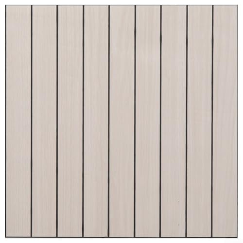 Peel and Stick-Panneaux muraux à lattes en bois, 40 x 40 cm, carreaux acoustiques décoratifs insonorisants en PVC pour la maison et le bureau (GSB-PC1058A-179)