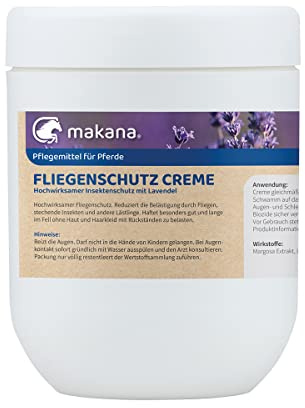 Makana Fliegenschutzcreme für Pferde, 1000 ml Tigel