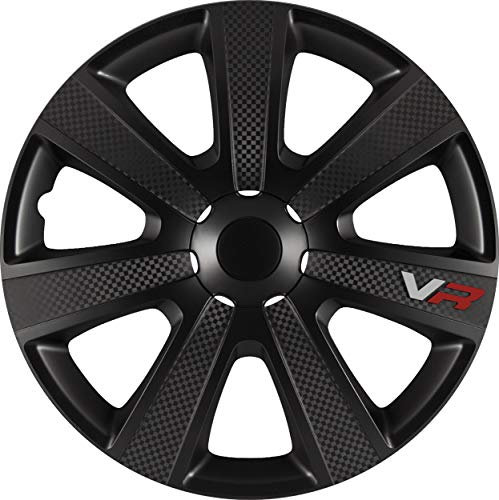 kh Teile Radkappen 15 Zoll VR Black schwarz 15 1-Fach lackiert Radzierblenden 4er Set komplett