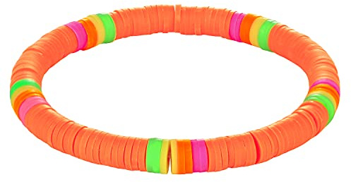 KELITCH Damen Stretch Stapelbarer Regenbogen HEISHI Perlen Armbänder Elastic Friendship Armbänder Boho Summer Beach Schmuck