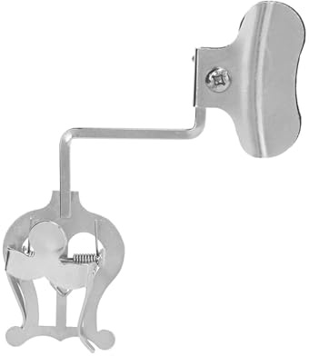Mini Musikmappe Universal Notenhalter Trompete Notenständer Marschieren Notenhalter Eisen Silber