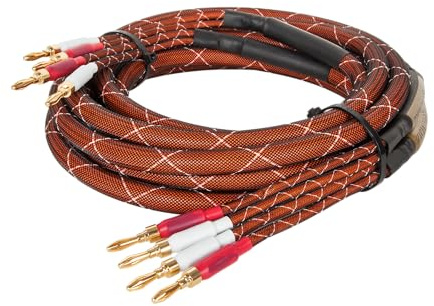 Kruger&Matz Lautsprecherkabel 5,0 m Bananenstecker 2 Stk. KM0335-5M