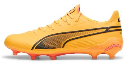 PUMA King Ultimate FG/AG Volume Up orangeschwarz, 43 Unisex