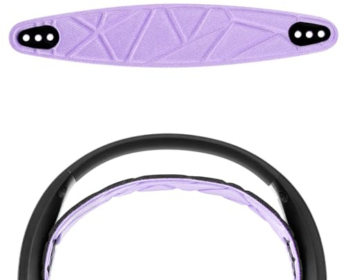 Geekria Kopfbandpolster aus flexiblem Stoff, kompatibel mit SteelSeries Arctis Nova Pro/Nova 7/Nova 4/Nova 3/Nova 1 Kopfhörern, Ersatzteil (lila)