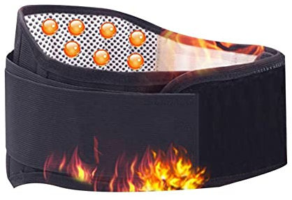 XINCHIA Heated Back Support Belt for Men Women Lower Back Support Belt Self Heating Waist Belt Brace Lumbar Support Belt Waist Kidney Warmer Abdomen Belt Adjustable Back Brace