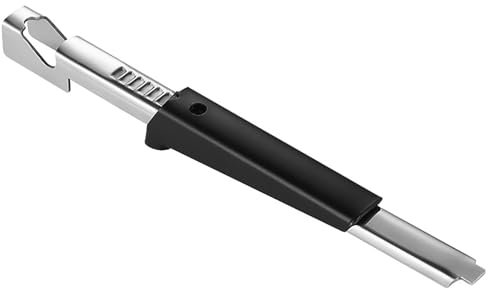 Apriscatole Regolabile, Apribottiglie Ergonomico in Acciaio Inossidabile per Vari Coperchi, Apriscatole Manuale con Presa Facile con Leva Allargata, Utensile da Durevole