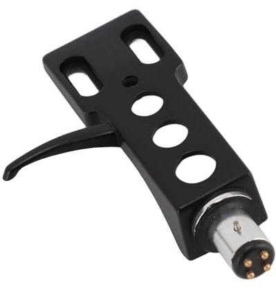 Carcasa Universal para Cabezal de Tocadiscos, Carcasa de Aleación de Aluminio para Cartucho de Tocadiscos (BLACK)