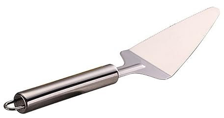 COLLBATH Pelle à Pizza en Acier Inoxydable Pelle à Fromage Grattoir à Gâteau Outil de Service Alimentaire Multi-usages