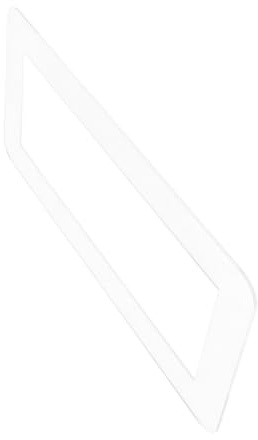 ROMISBABA Transparente Acryl Wandplatte 3-Fach Steckdosenabdeckung Selbstklebend Schutz für Steckdose und Lichtschalter Kratzfest für Feuchträume Geeignet