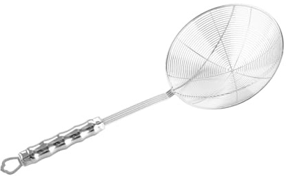 DIYEAH Passoire à Filtre Maille Acier Inoxydable avec Manche Long Ergonomique Résistant Chaleur pour Cuisine Maison Restaurant Service Aliments