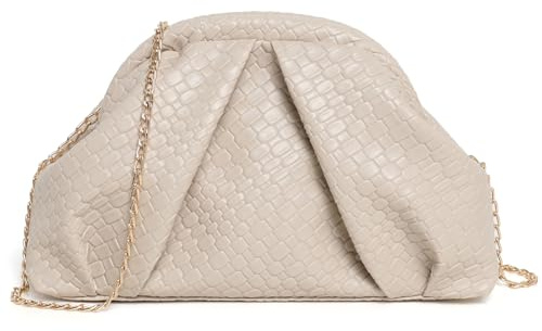 Aulenge Sac du Soir Élégant pour Femme Sac à Chaîne Sacs d'Épaule pour Mariage Fête Loisir