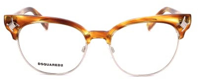 Dsquared DQ5207 047 -51 -18 -140 D Squared Brillengestelle DQ5207 047 -51 -18 -140 Cateye Brillengestelle 51, Gelb