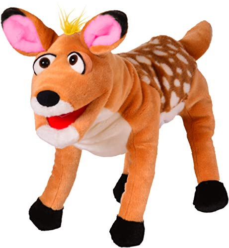 Living Puppets Handspieltier REH Rosalinchen aus Stoff mit Einer Größe von 45cm, W815