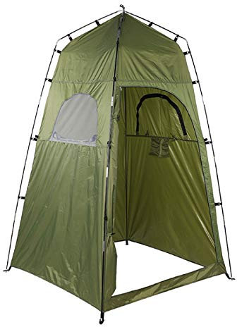FAMKIT Pop Up Zelt - Instant Portable Outdoor Duschzelt, Camp Toilette, Umkleidekabine, Regenschutz mit Fenster, Instant Portable Outdoor Duschzelt, Camp Toilette, Regenschutz