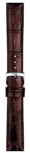 T852043013 20mm Lug Brown Leather Strap