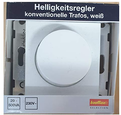 Helligkeitsregler - elektronische Trafos, weiss - 20-300VA - 230 V