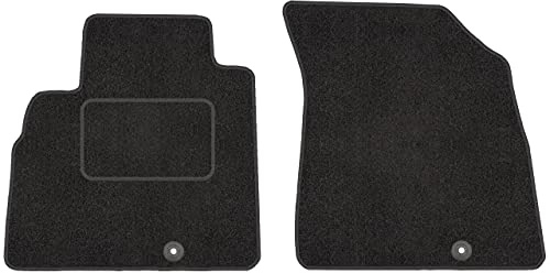 Vorne Velour Fußmatten Satz für Nissan Micra K13 (2010-2016) - 2-teilig - Passgenau