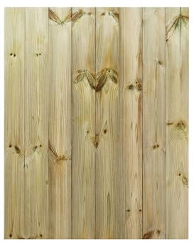 Made to Measure 4ft Wooden Garden Gate, Custom T&G Semi-Braced Flat Top Treated Timber Door for Outdoor Pathway Home Access, MAX 120cm High x MAX 90cm Wide