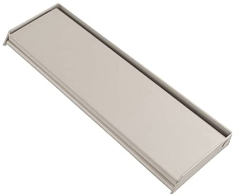 Aluminium Letter Plate Letter Box Satin 10 Inch or 12 Inch (10 x 3)
