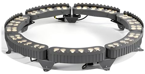 ETRYOX LED-Außenbeleuchtung, runde Lichter, Landschaftsbaum, Niederspannung, Landschaftsprojektor, für Rasen, Laufpark, Warmweiß, 7 Stück