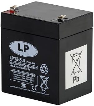 LANDPORT Batterie NSA LP12-5,4 T1 12V 5,4Ah 90x70x101 mm VRLA AGM 1,8 kg | VRLA AGM Batterie für Standby-Anwendungen: Alarmanlagen, Sicherheitssysteme, Rollladen- und Rollo-Antriebe, USV; wartungsfrei