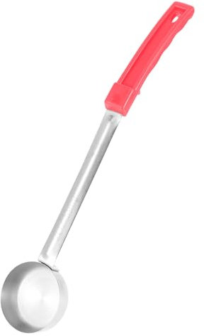 Garneck Stainless Steel Portion Control Serving Scoop 2 Ounce Small Ladle for Pizza Sauce Serving Portion Spoon Kitchen Use
