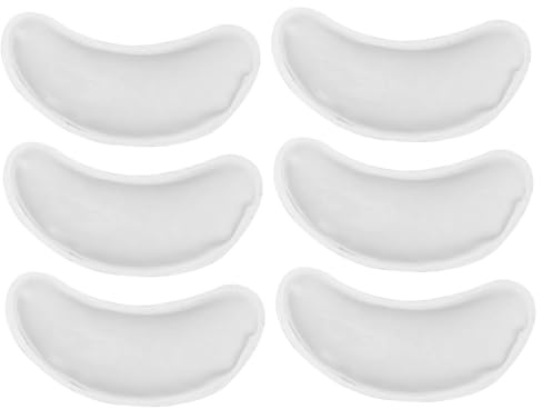 Wiederverwendbare Augenkühlkissen aus Pvc und Gel für Zuhause | Kühlende und Erwärmbare Pflegepads, Leichtes für Reise, 6 Stück Pack, Augenpartie