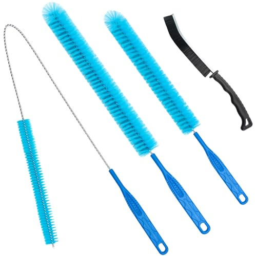 Dryer Vent Cleaner Kit,Includes Dryer Vent Brush, lint Brush for Dryer, Drain Cleaning Brush, and Appliance Brush Set for All Your Home Cleaning Needs
