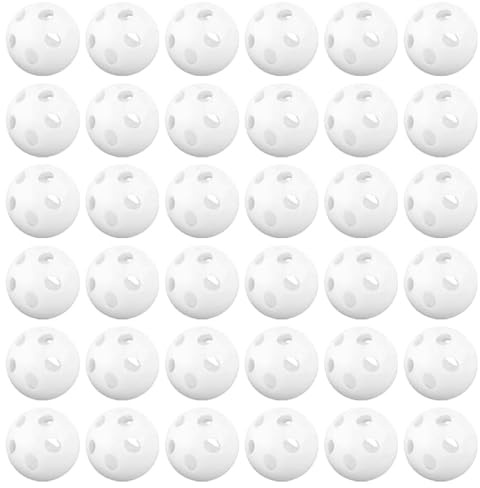 Zerodeko 40 Piezas Chirriadores De Repuesto para Juguetes Insertos De Pelota De Sonajero De PláStico para Juguetes De Bebé Y Mascota Accesorios para Manualidades Blanco 24mm