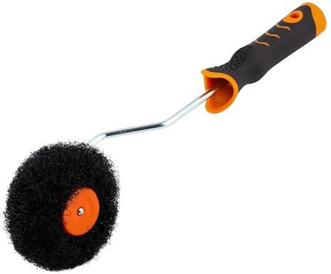 MIVOS Rodillo para masillas - Rodillo para esquinas premium - Rodillo para esquinas - Rodillo especial - Rodillo para revestimientos - Espátula giratoria