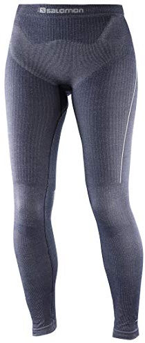 Salomon Primo Warm Ls Cn Tee W Schnee Skibekleidung, Graphit, Größe S