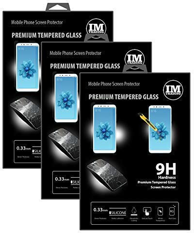 cofi1453® 3 x Protector Vidrio Templado 9H Pantalla Protector de Pantalla Templado Vidrio Screen Protector para Xiaomi Mi A2