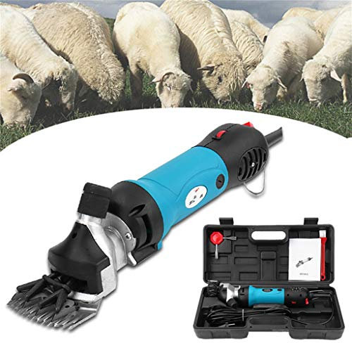 ZZQ-Le rasage 350W Tondeuse À Moutons Machine Électrique Professionnelle Cisaillement Animal Tondeuse Cisaille À Mouton Électrique Machine Cheveux De 6 Vitesse Réglable