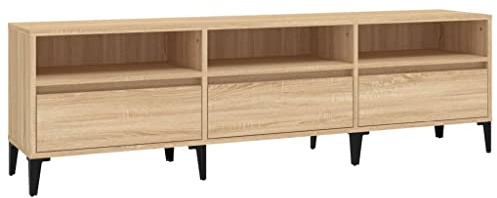 vidaXL Tv-bänk sonoma-ek 150x30x44,5 cm konstruerat trä