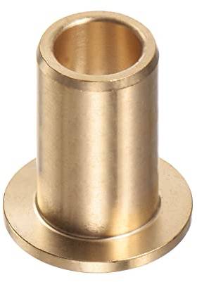 QUARKZMAN Flangia Cuscinetto Manicotto 10mm Alesaggio 14mm OD 30mm Lunghezza 2mm Flangia Spessore Bronzo Boccola Autolubrificante Manicotto Boccola per Industriale Attrezzature